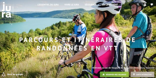 parcours VTT facile Jura