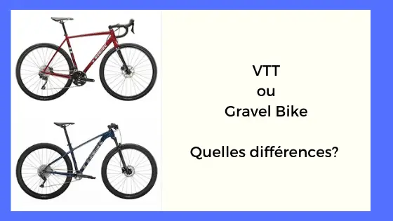 un VTT et un gravel bike